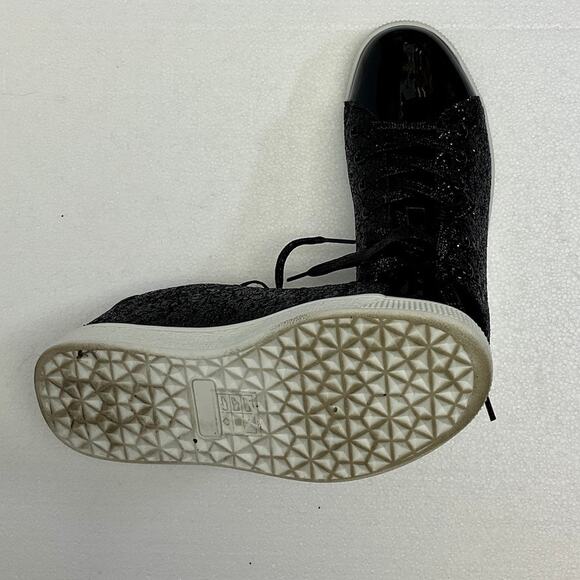 Black Glitter Sneakers – Perfect for Concerts & Night Out! - Picture 3 of 7